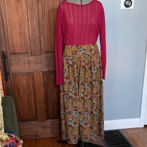 NATURAL LIFE Floral Maxi Skirt